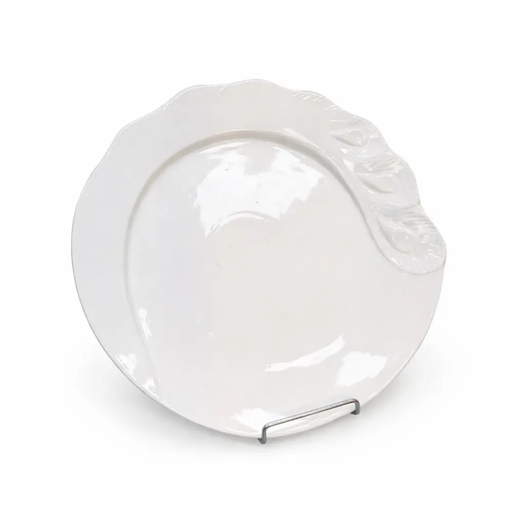 G107 ASSIETTE CERAMIQUE BLANCHE